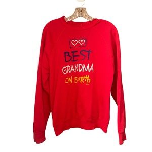Vintage 90s grandma crewneck sweater